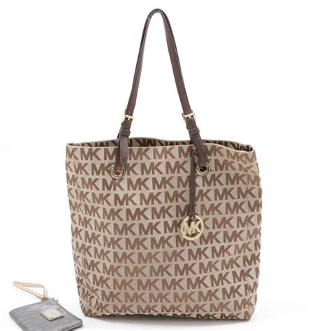 michael kors custom monogram|michael kors large monogram tote.